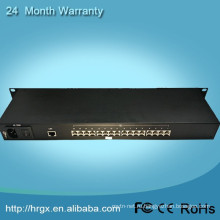 Китай профессиональный единственного поставщика волокна одиночного режима внутренняя сила ac220v 16 канала видеонаблюдения мультиплексор